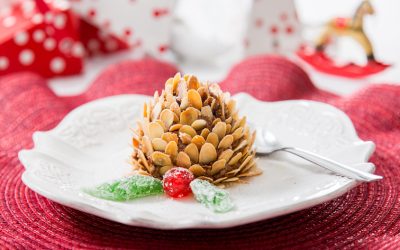 Un dessert a forma di pigna